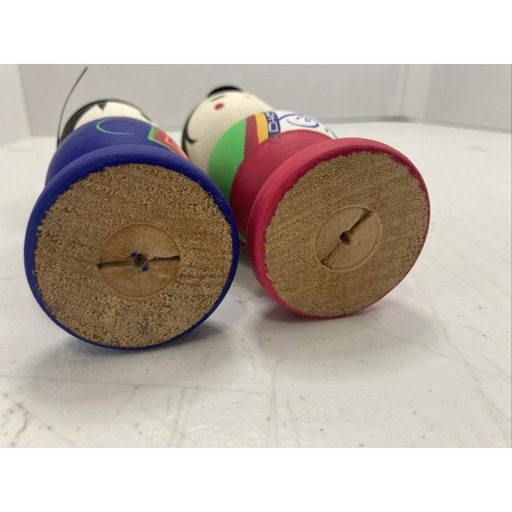 Korean Wooden Kokeshi Dolls Asian Souvenir Folk Wedding‎ 7